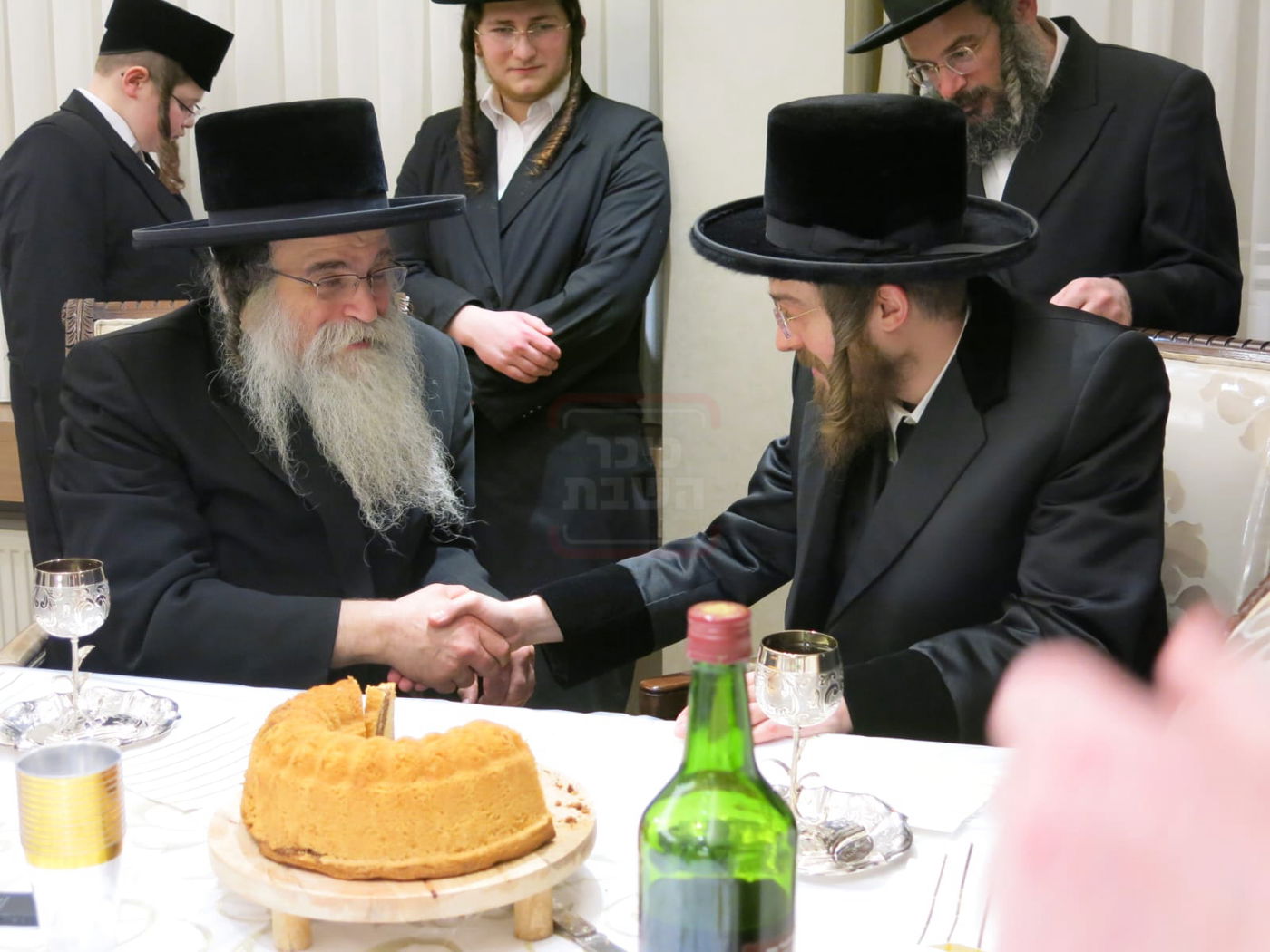 האדמו"ר מסאדיגורה בביקור אצל גאב"ד אנטווערפן 