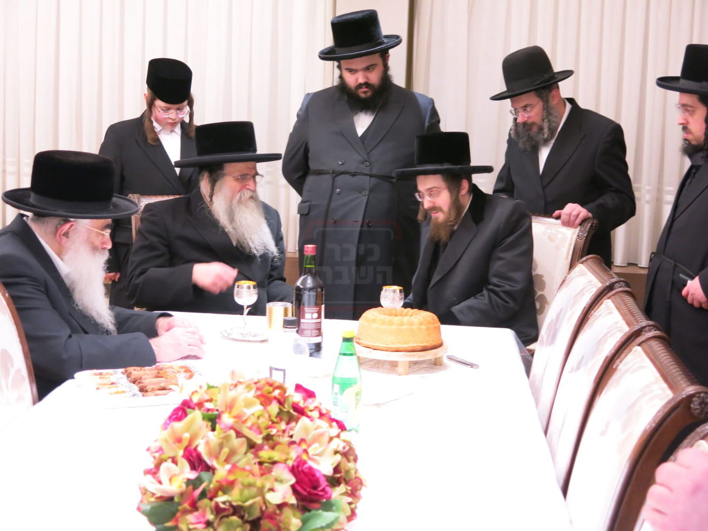 האדמו"ר מסאדיגורה בביקור אצל גאב"ד אנטווערפן 