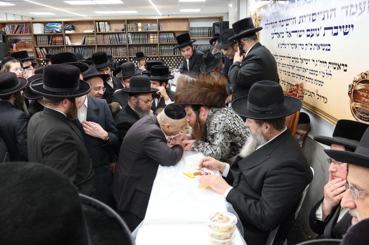 טיש ט"ו בשבט בחצה"ק מיאלען