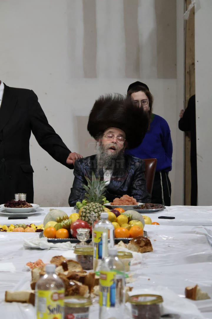 טיש ט"ו בשבט אצל האדמו"ר מקרעטשניף סיגעט וויליאמסבורג