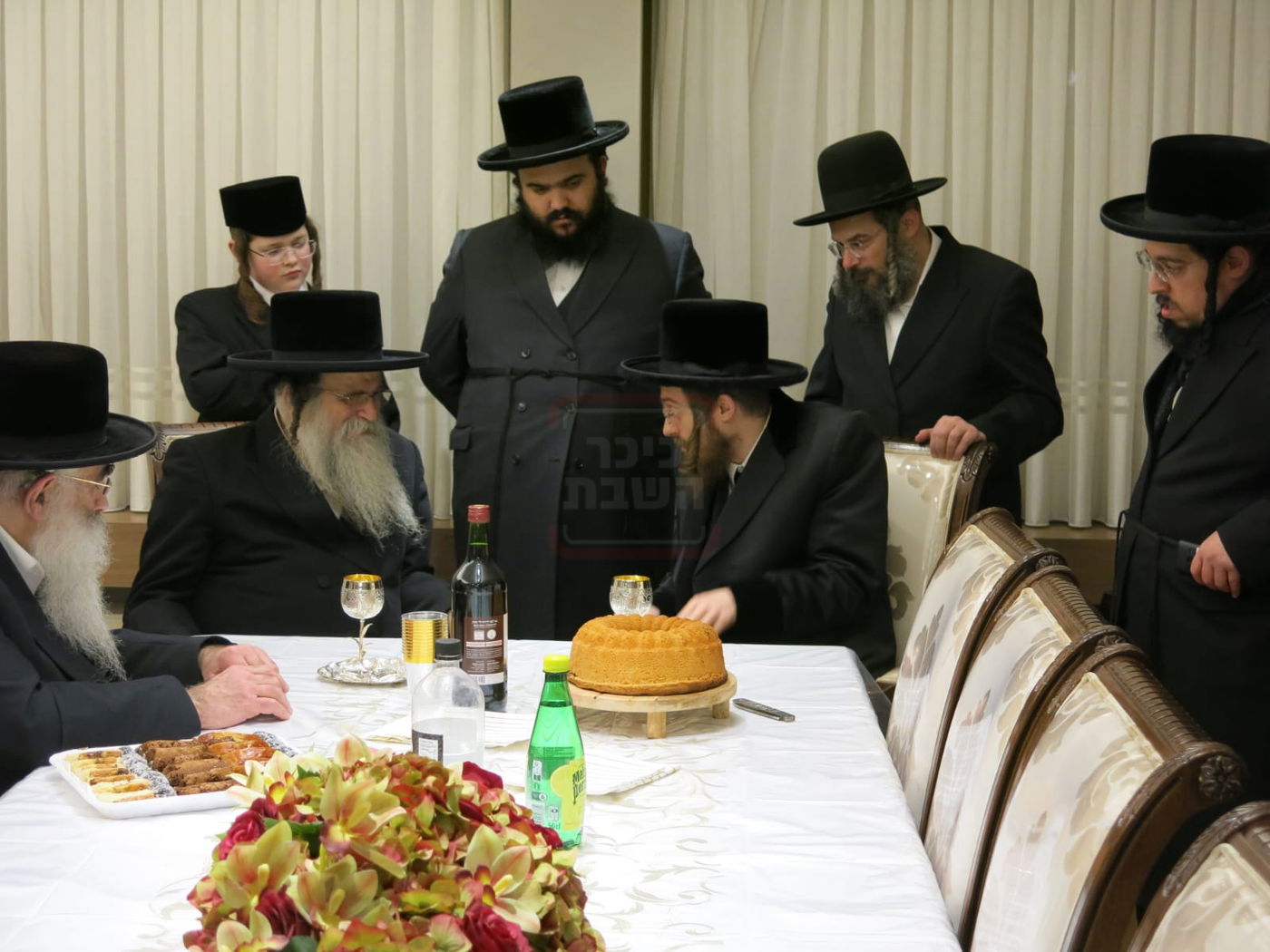 האדמו"ר מסאדיגורה בביקור אצל גאב"ד אנטווערפן 