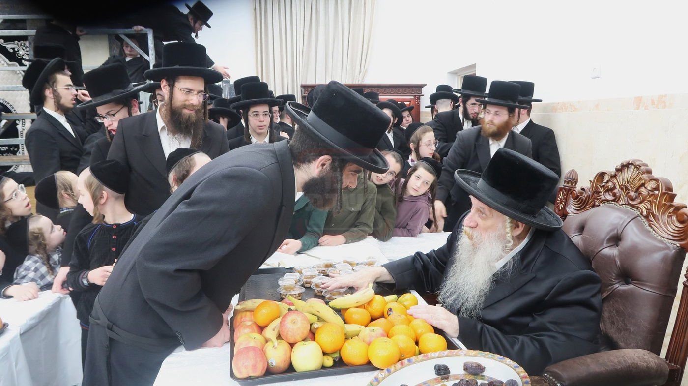 ט"ו בשבט בחצה"ק טשארנאביל 