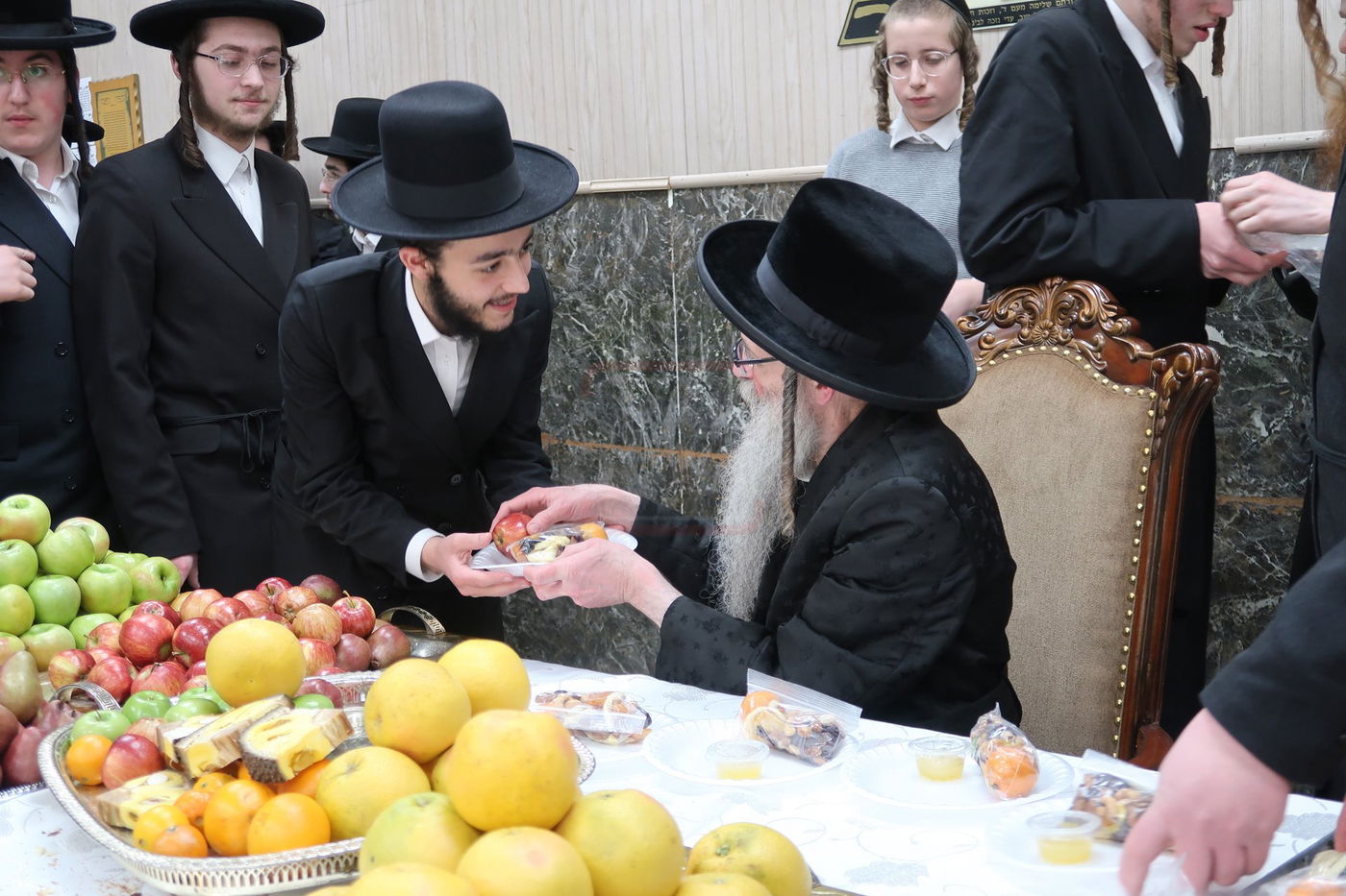 ט"ו בשבט בחצה"ק צאנז זוועהיל