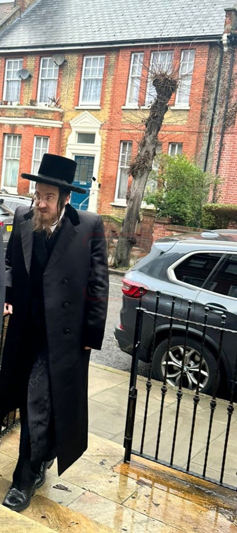 האדמו"ר מסאדיגורה בביקור בלונדון