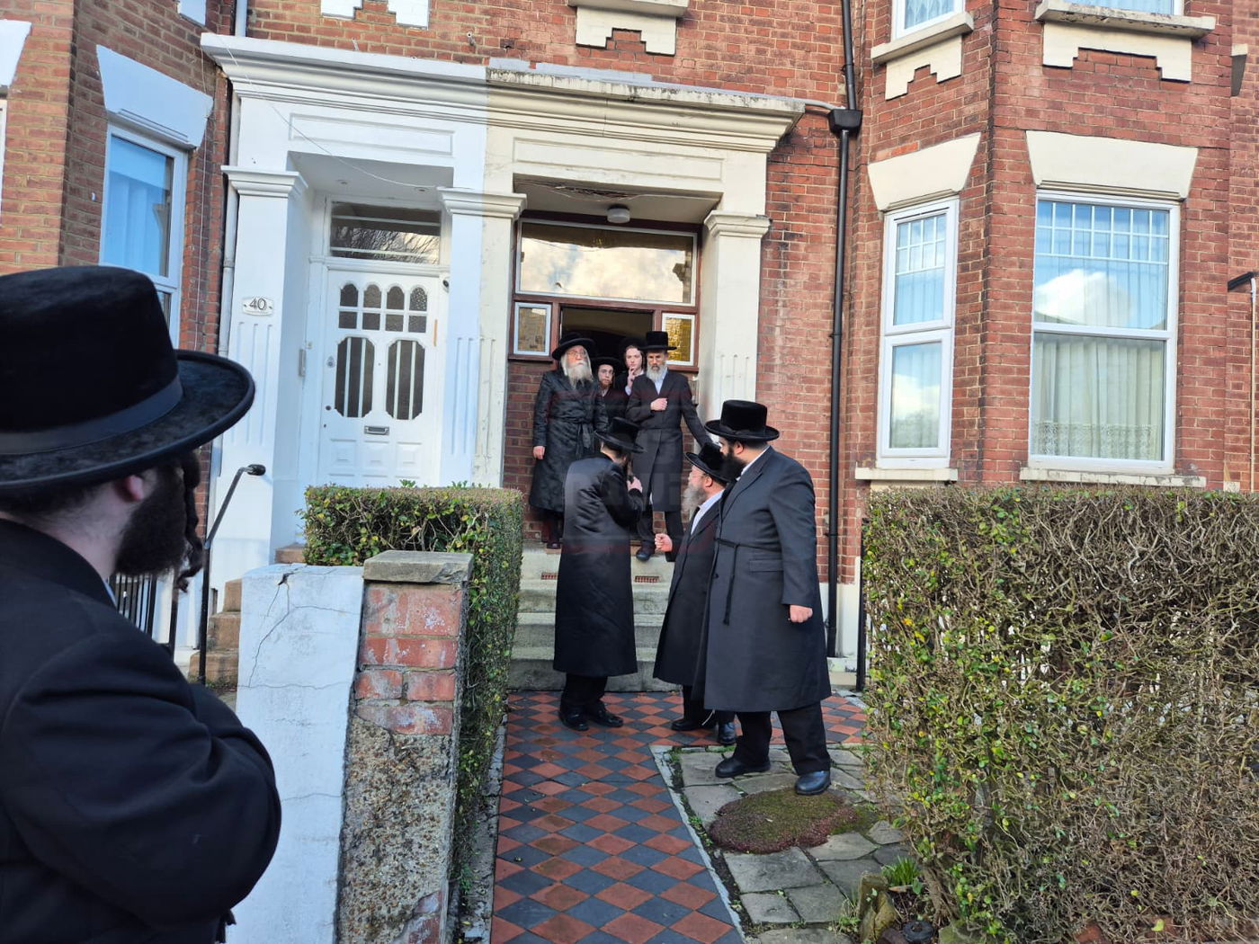 האדמו"ר מסאדיגורה בביקור בלונדון