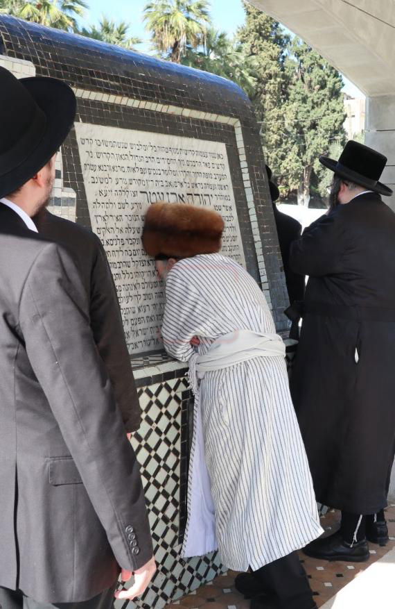 הגרי"מ מורנשטרן בביקור הוד במרוקו