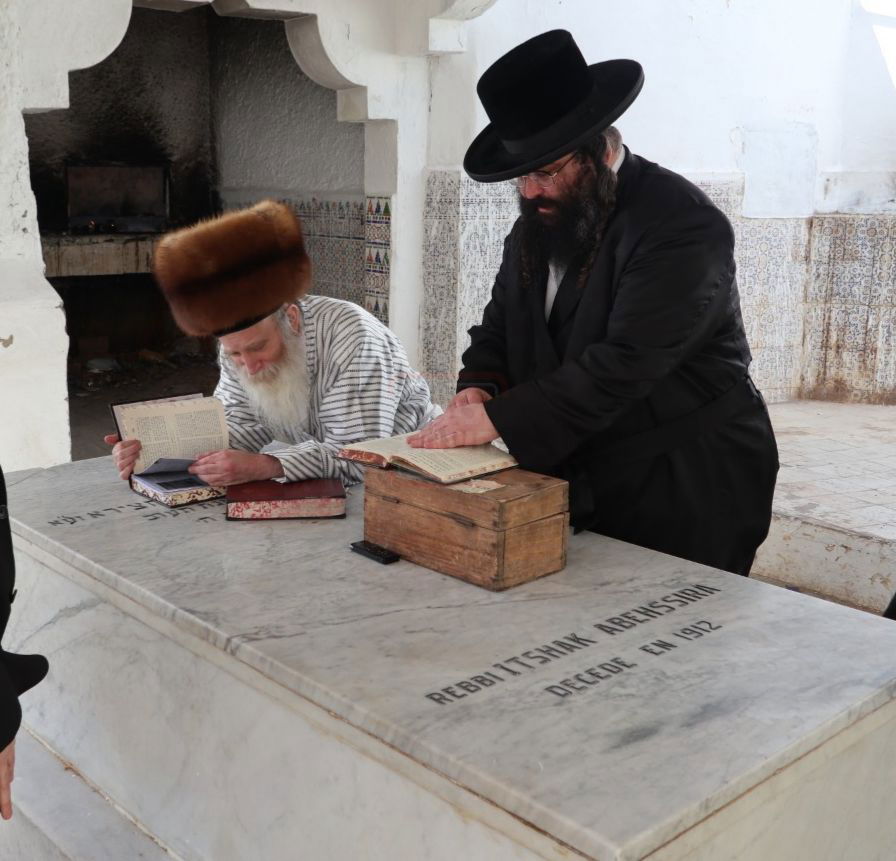 הגרי"מ מורנשטרן בביקור הוד במרוקו