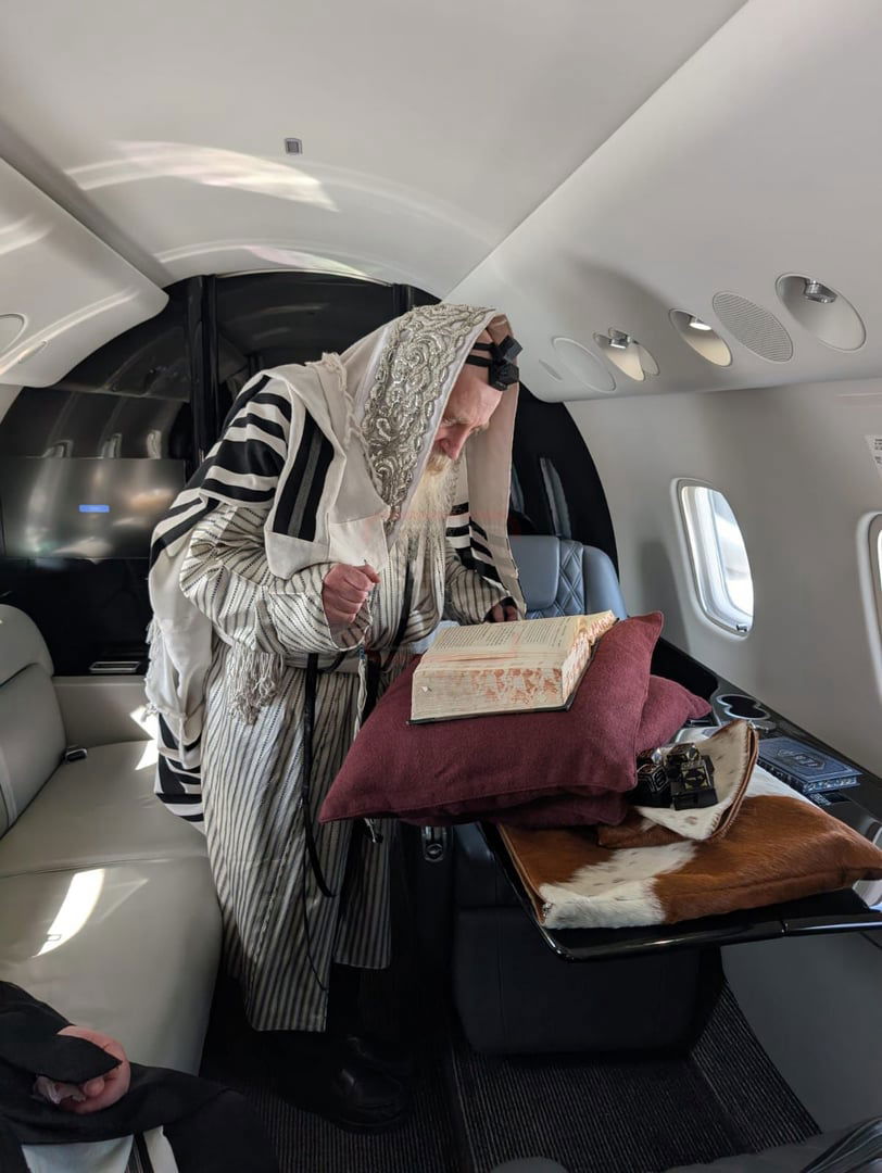 הגרי"מ מורנשטרן בביקור הוד במרוקו