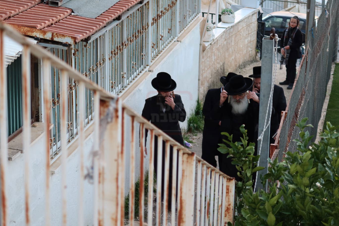 האדמו"ר מדושינסקיא בביקור בצפת