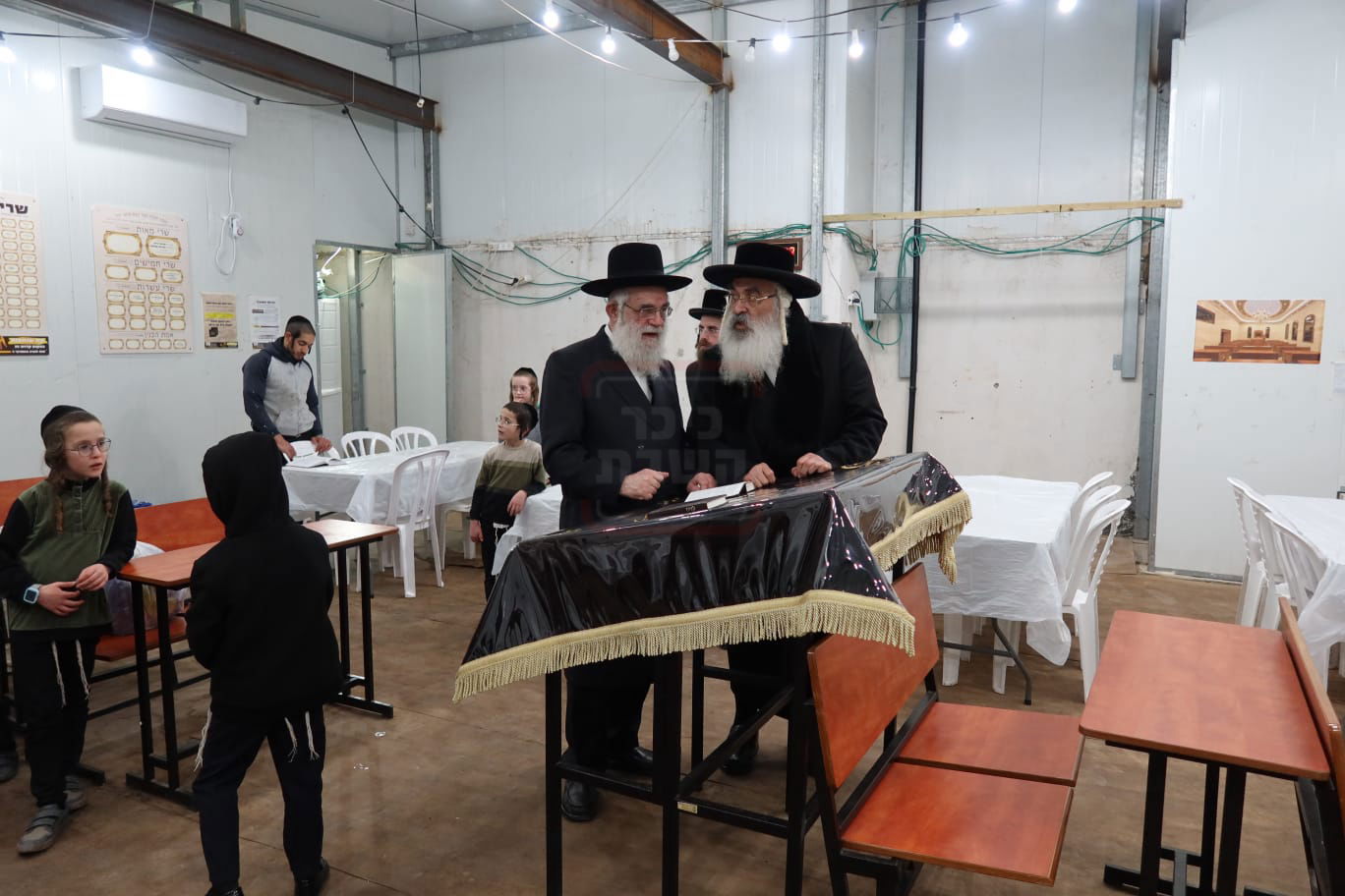 האדמו"ר מדושינסקיא בביקור בצפת