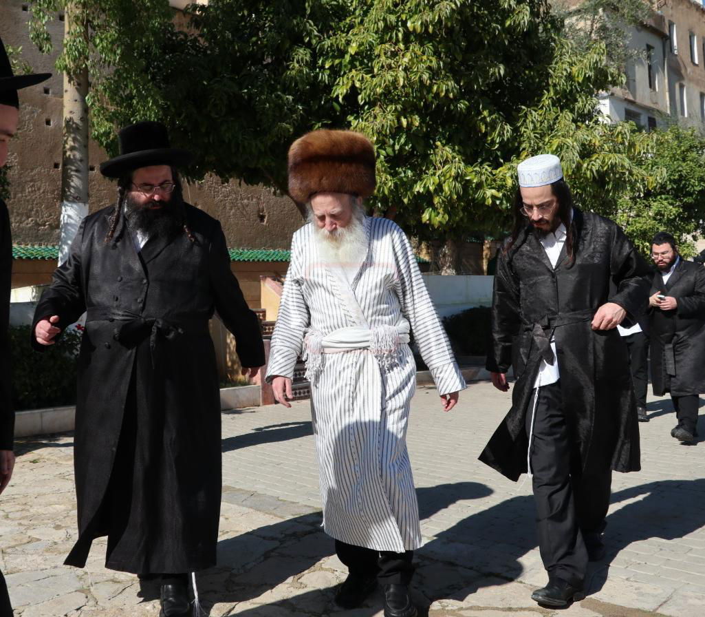 הגרי"מ מורנשטרן בביקור הוד במרוקו