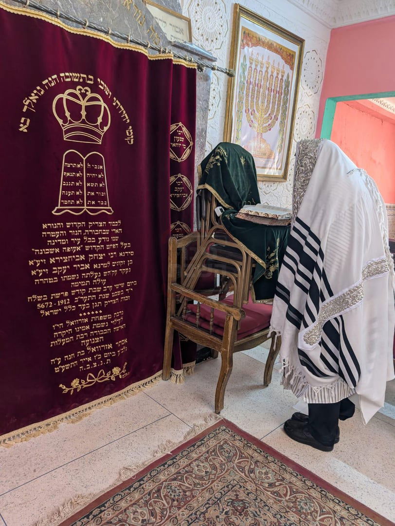 הגרי"מ מורנשטרן בביקור הוד במרוקו