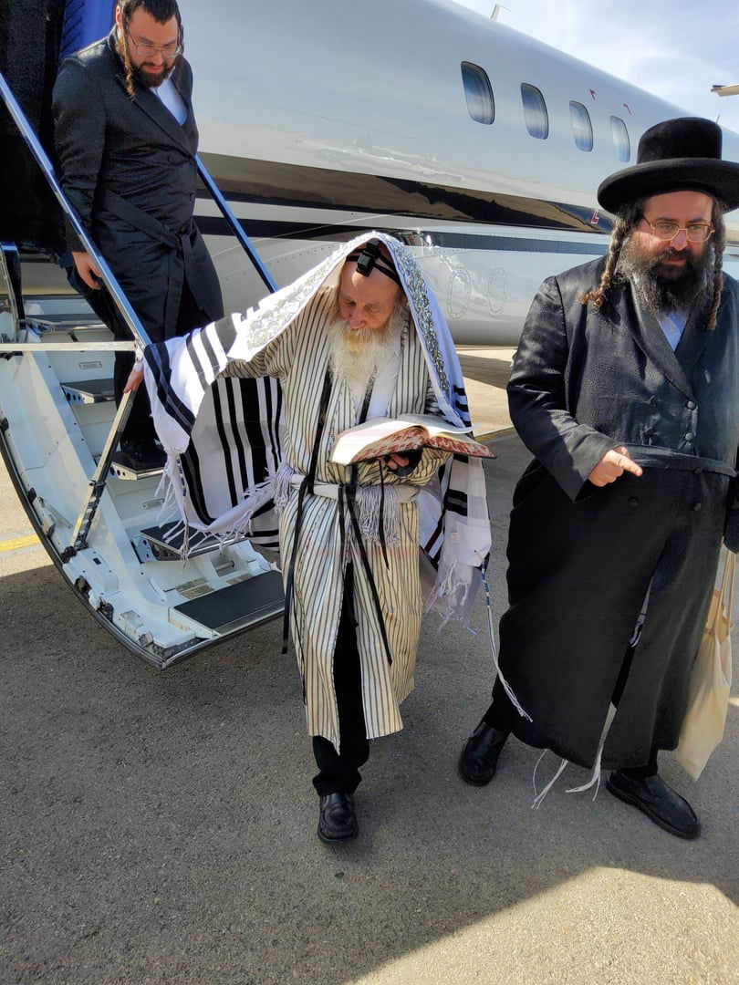 הגרי"מ מורנשטרן בביקור הוד במרוקו