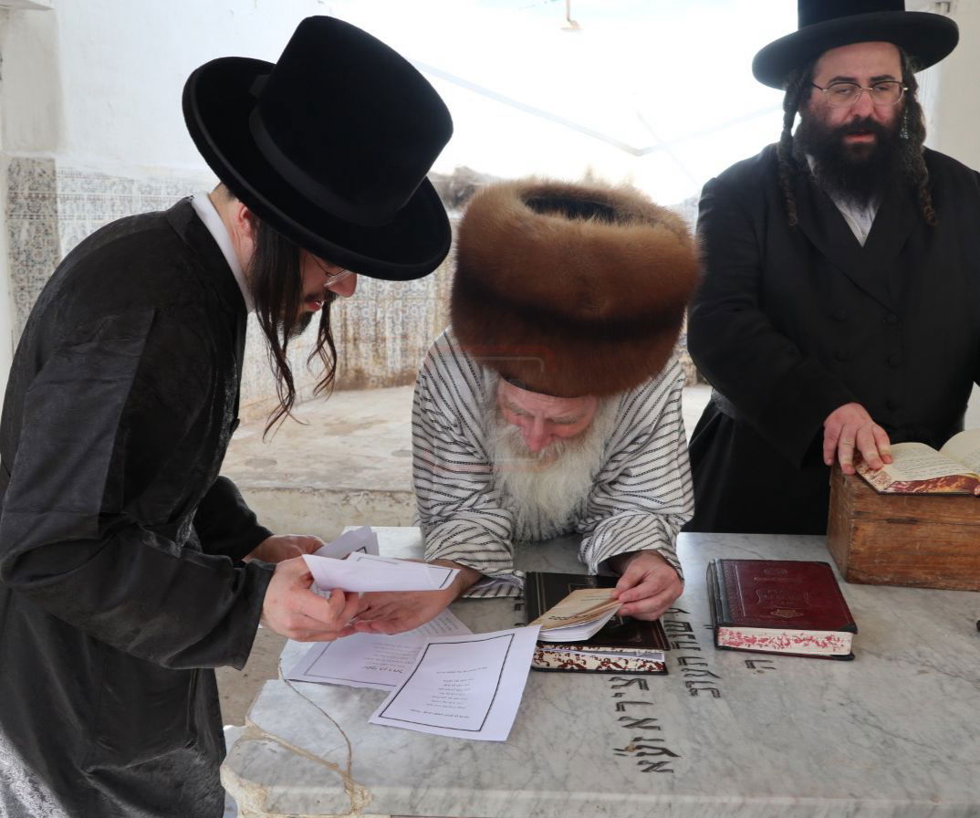 הגרי"מ מורנשטרן בביקור הוד במרוקו