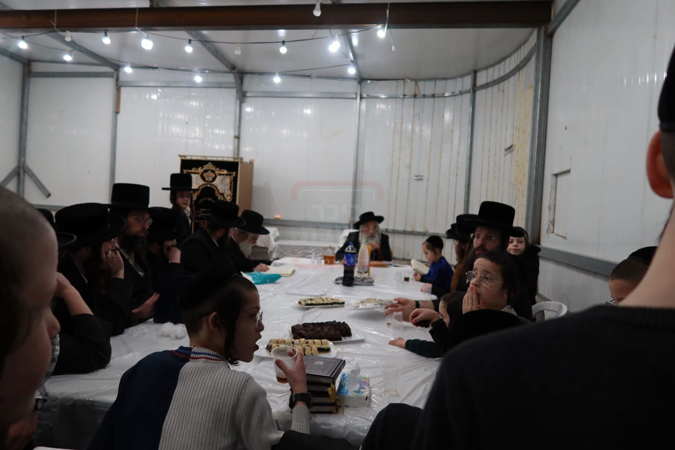 האדמו"ר מדושינסקיא בביקור בצפת