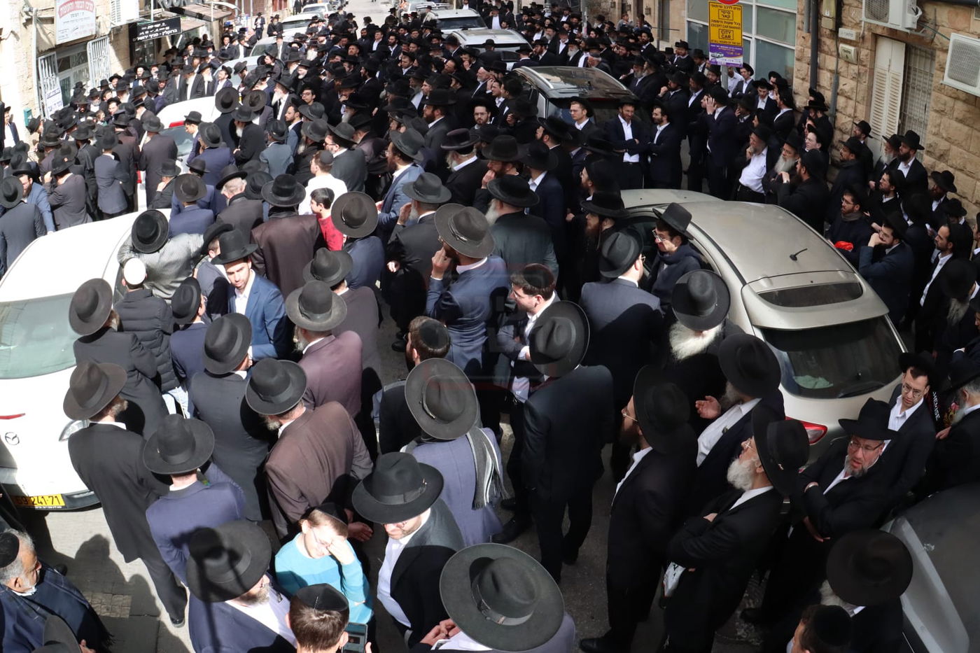 מסע הלוויית הגר"א שפירא זצ"ל - בירושלים