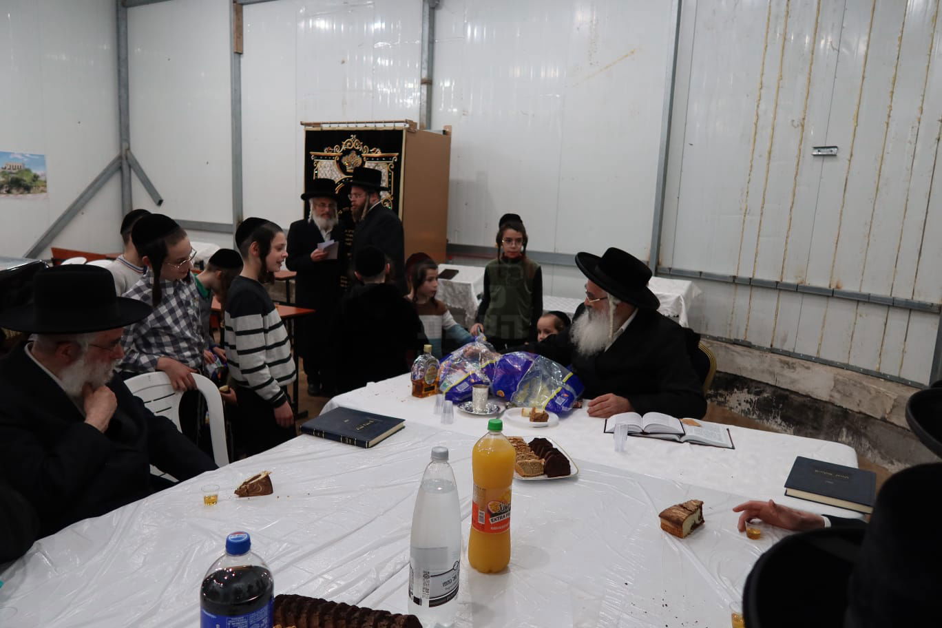 האדמו"ר מדושינסקיא בביקור בצפת