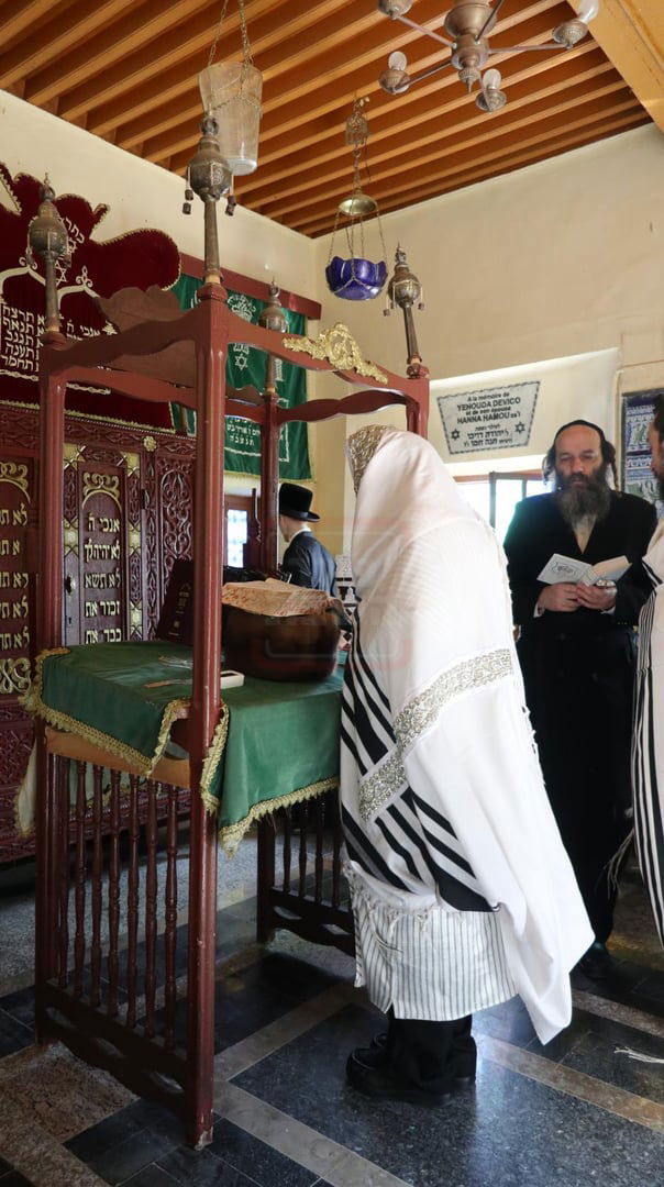 הגרי"מ מורנשטרן בביקור הוד במרוקו