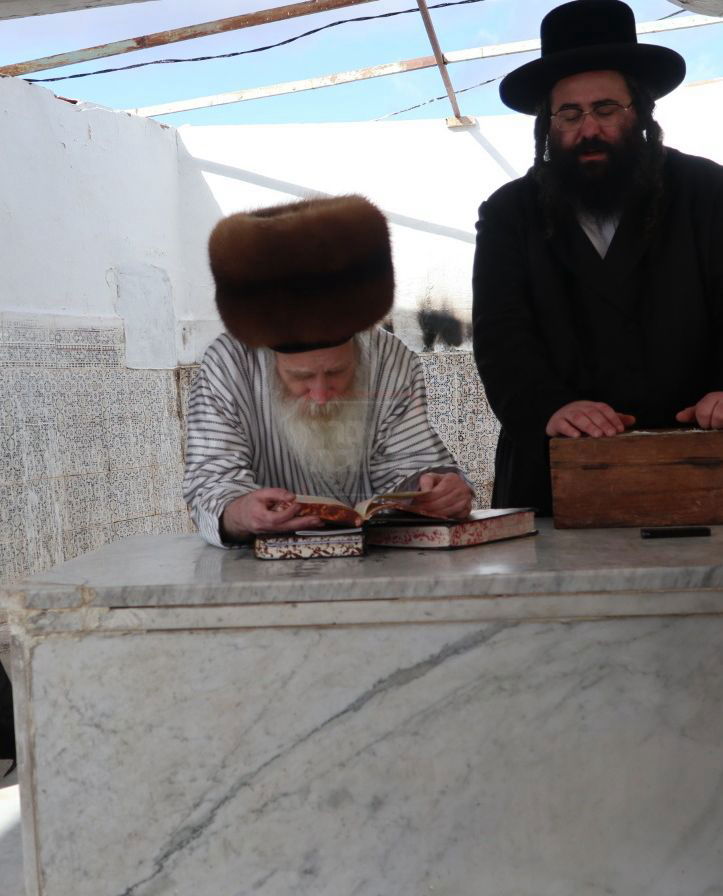 הגרי"מ מורנשטרן בביקור הוד במרוקו