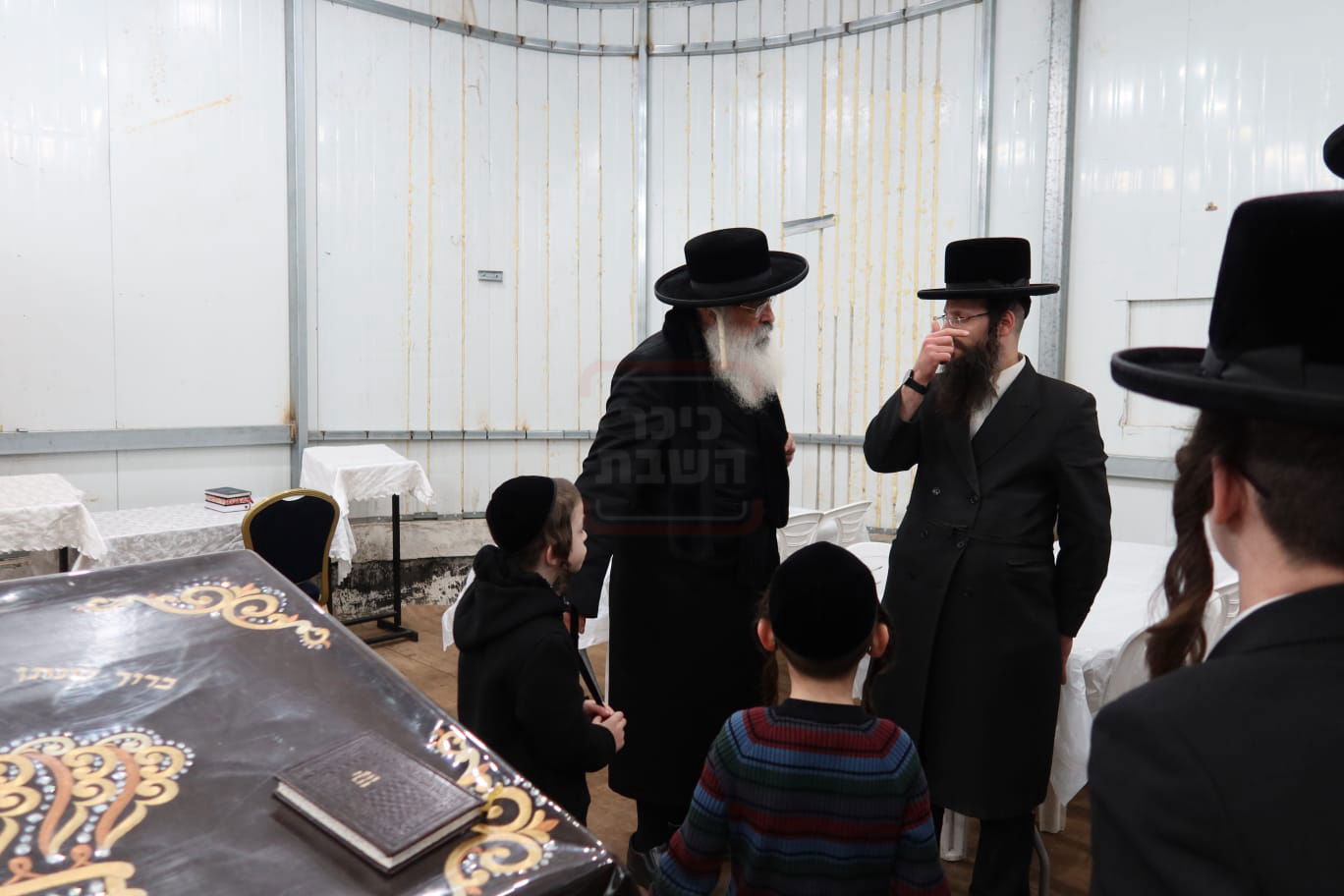 האדמו"ר מדושינסקיא בביקור בצפת