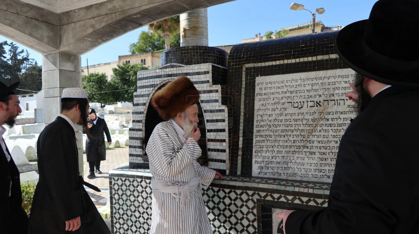 הגרי"מ מורנשטרן בביקור הוד במרוקו