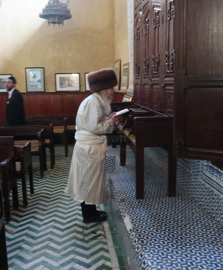 הגרי"מ מורנשטרן בביקור הוד במרוקו