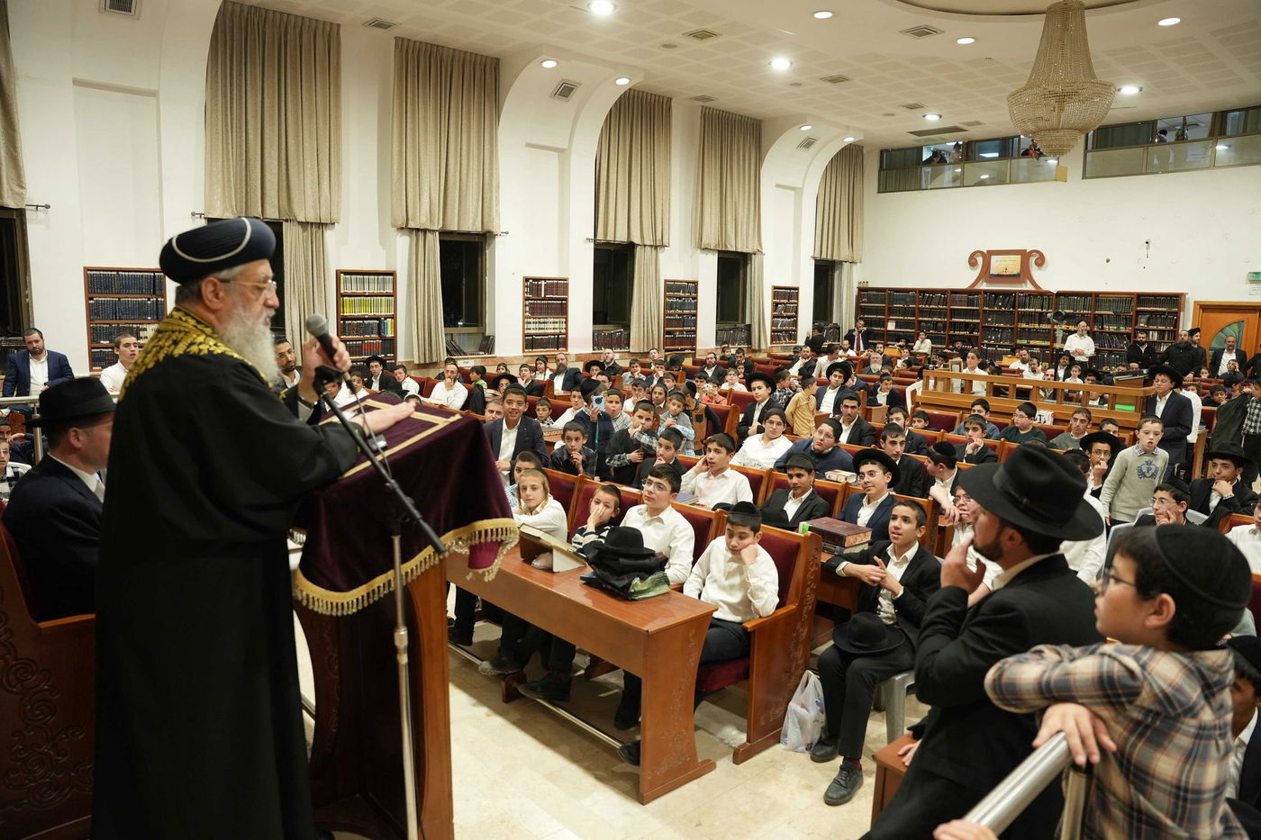  הראשל"צ הגאון רבי דוד יוסף בעיר נתיבות