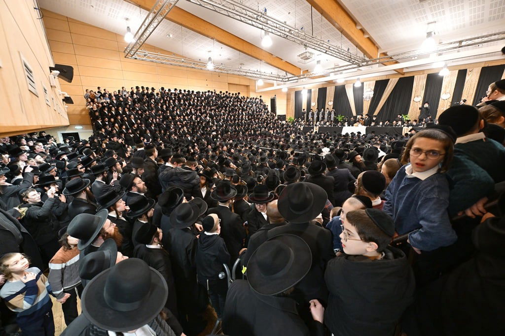 האדמו"ר מסאטמר בביקור הוד במאנשטעסער