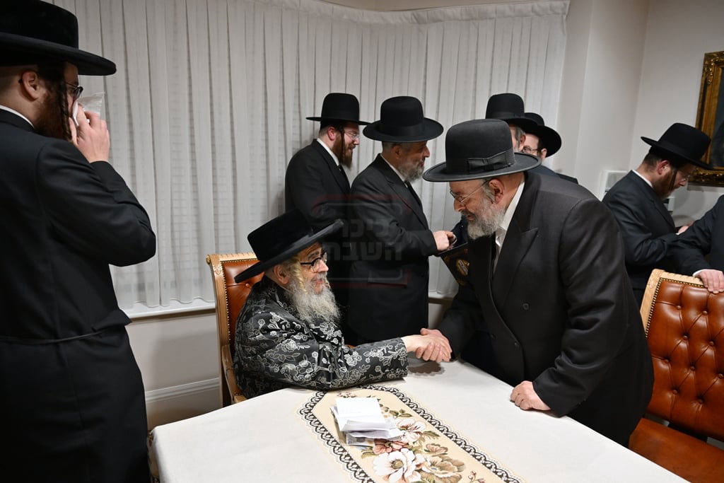 האדמו"ר מסאטמר בביקור הוד במאנשטעסער