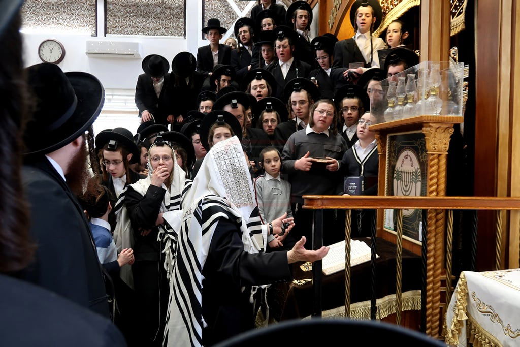 האדמו"ר מסאטמר בביקור הוד במאנשטעסער