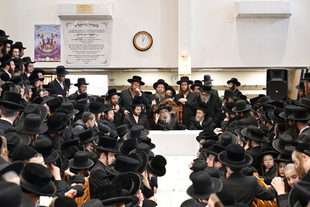 האדמו"ר מסאטמר בביקור הוד במאנשטעסער