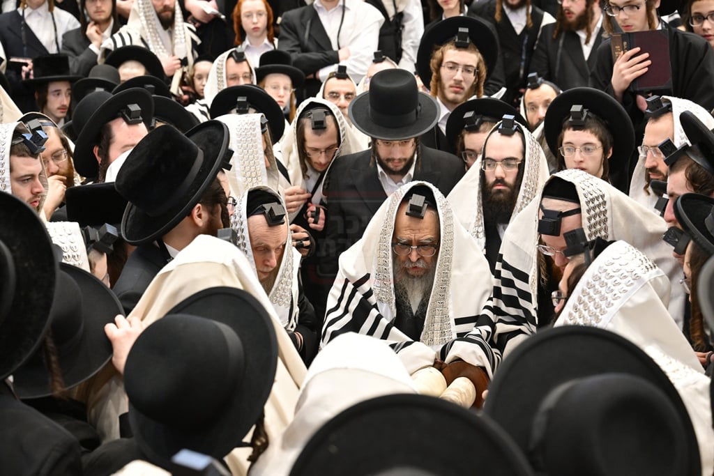 האדמו"ר מסאטמר בביקור הוד במאנשטעסער