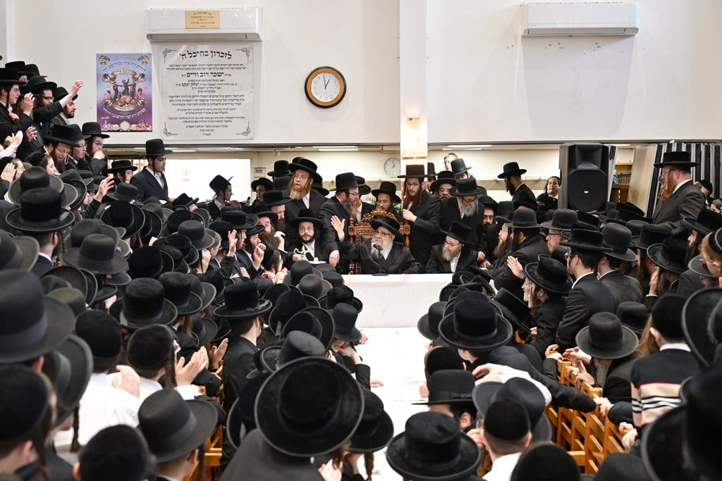 האדמו"ר מסאטמר בביקור הוד במאנשטעסער