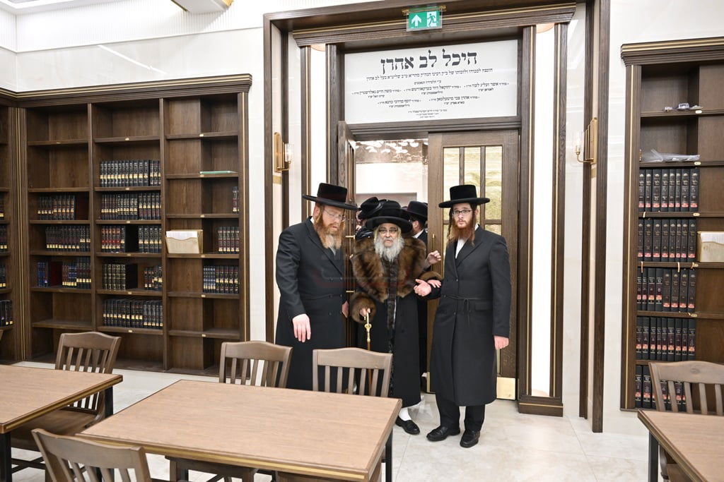 האדמו"ר מסאטמר בביקור הוד במאנשטעסער