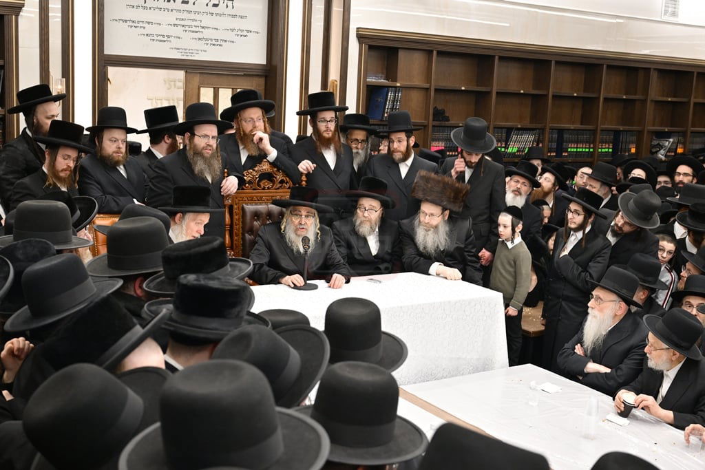 האדמו"ר מסאטמר בביקור הוד במאנשטעסער