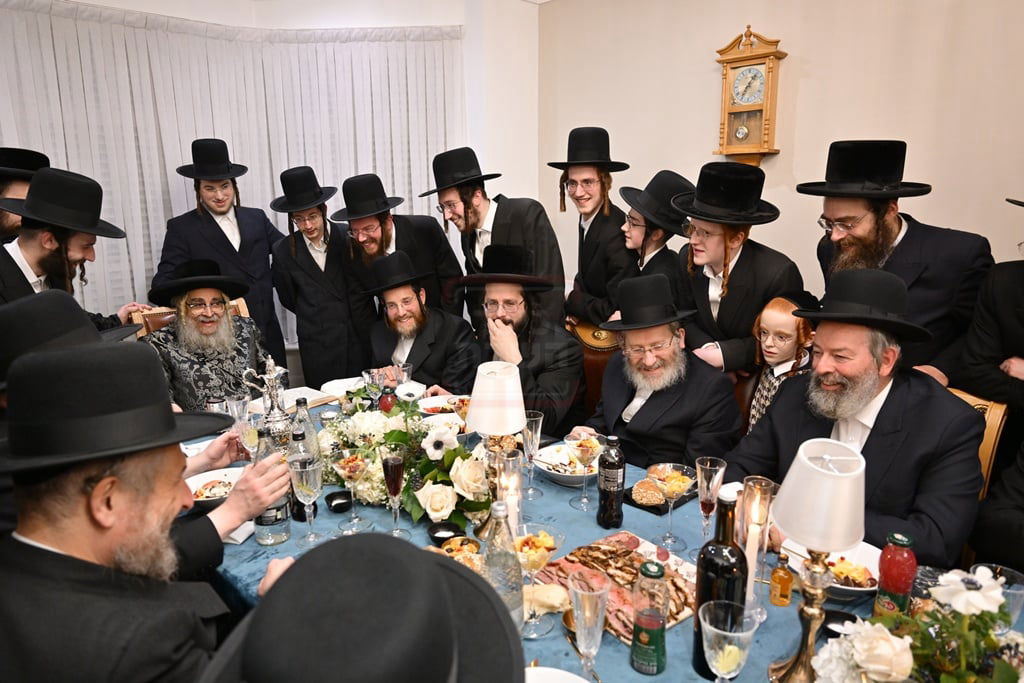 האדמו"ר מסאטמר בביקור הוד במאנשטעסער