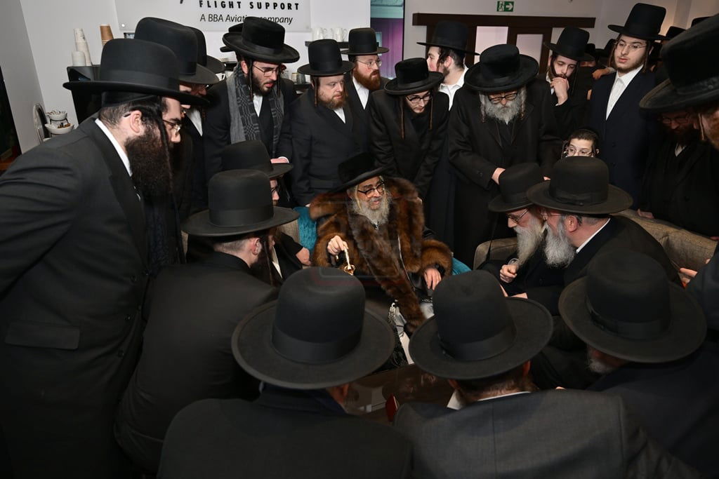 האדמו"ר מסאטמר בביקור הוד במאנשטעסער