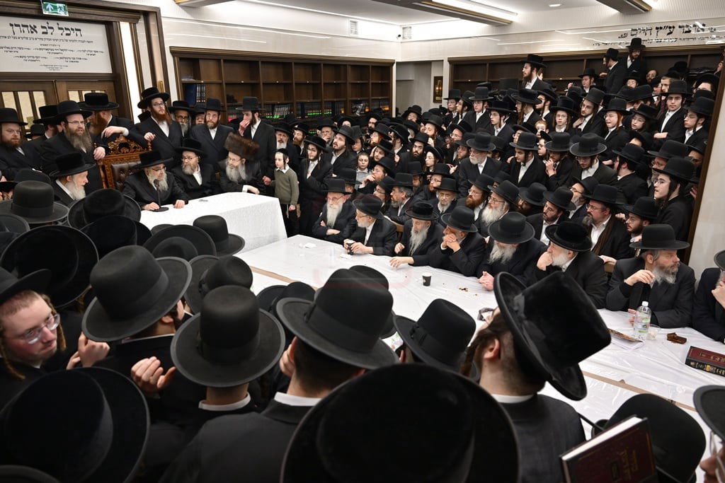 האדמו"ר מסאטמר בביקור הוד במאנשטעסער