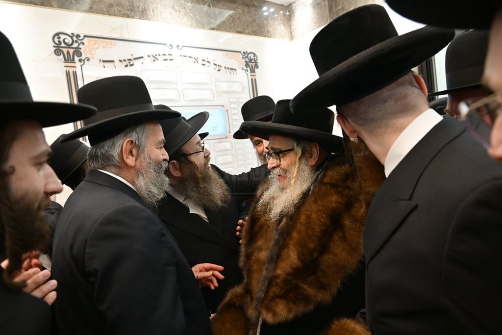 האדמו"ר מסאטמר בביקור הוד במאנשטעסער