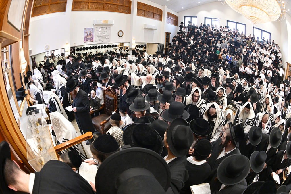 האדמו"ר מסאטמר בביקור הוד במאנשטעסער