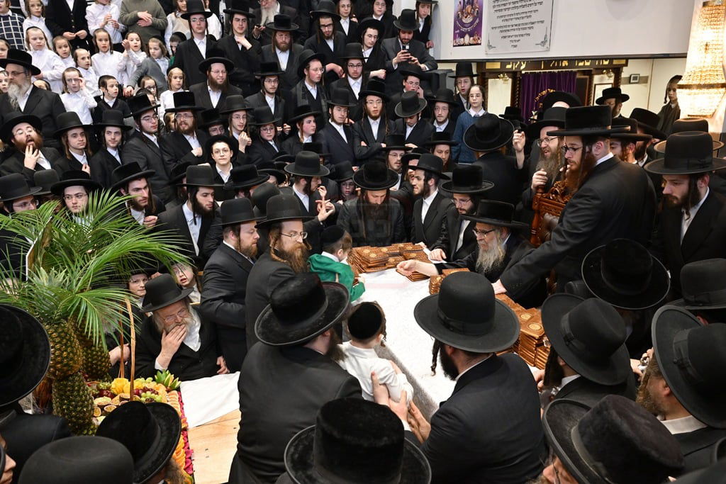 האדמו"ר מסאטמר בביקור הוד במאנשטעסער