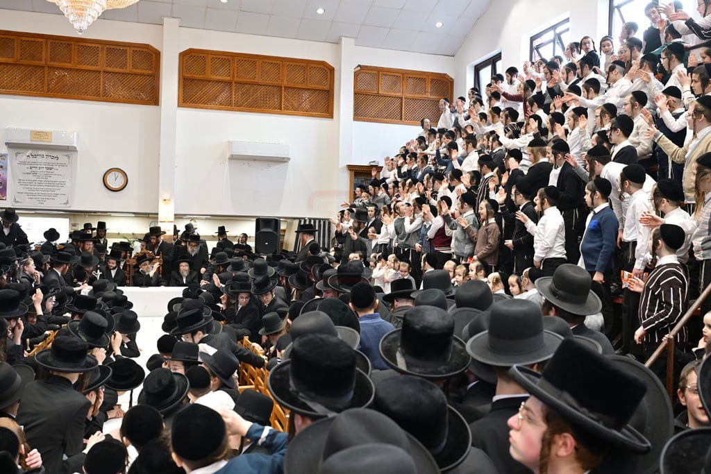 האדמו"ר מסאטמר בביקור הוד במאנשטעסער