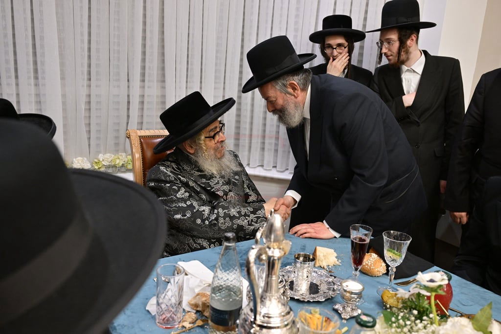 האדמו"ר מסאטמר בביקור הוד במאנשטעסער