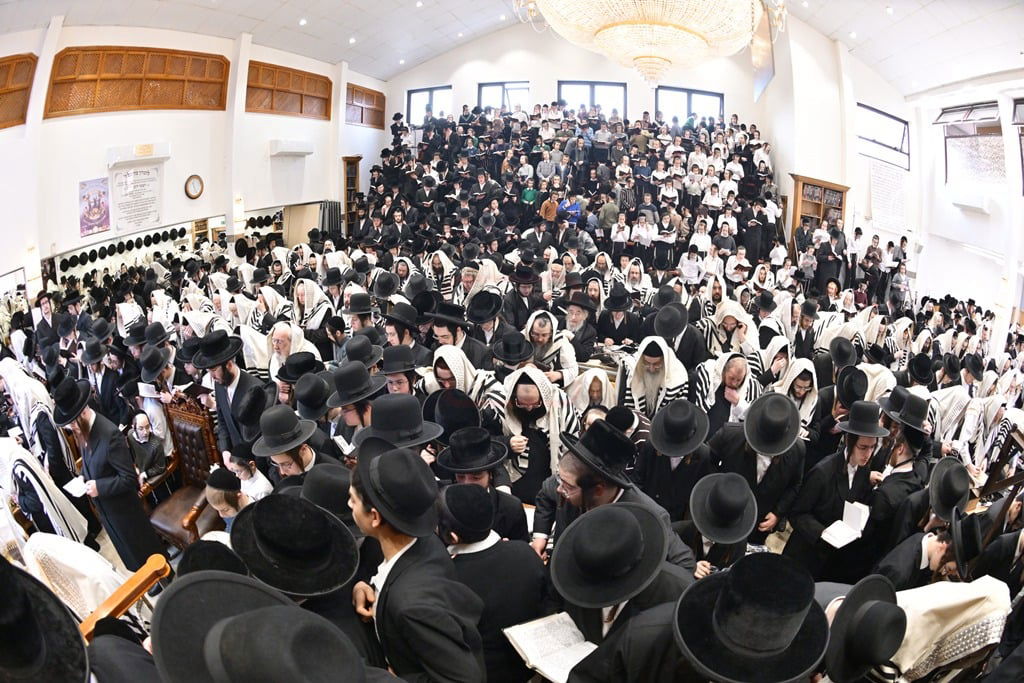 האדמו"ר מסאטמר בביקור הוד במאנשטעסער