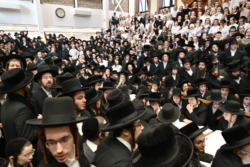 האדמו"ר מסאטמר בביקור הוד במאנשטעסער