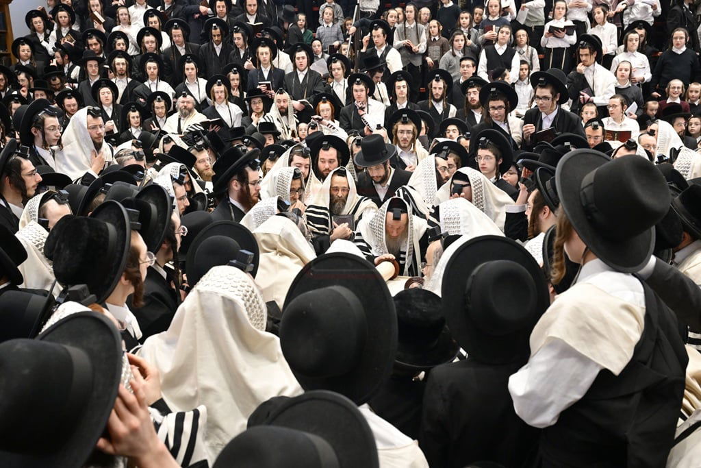 האדמו"ר מסאטמר בביקור הוד במאנשטעסער