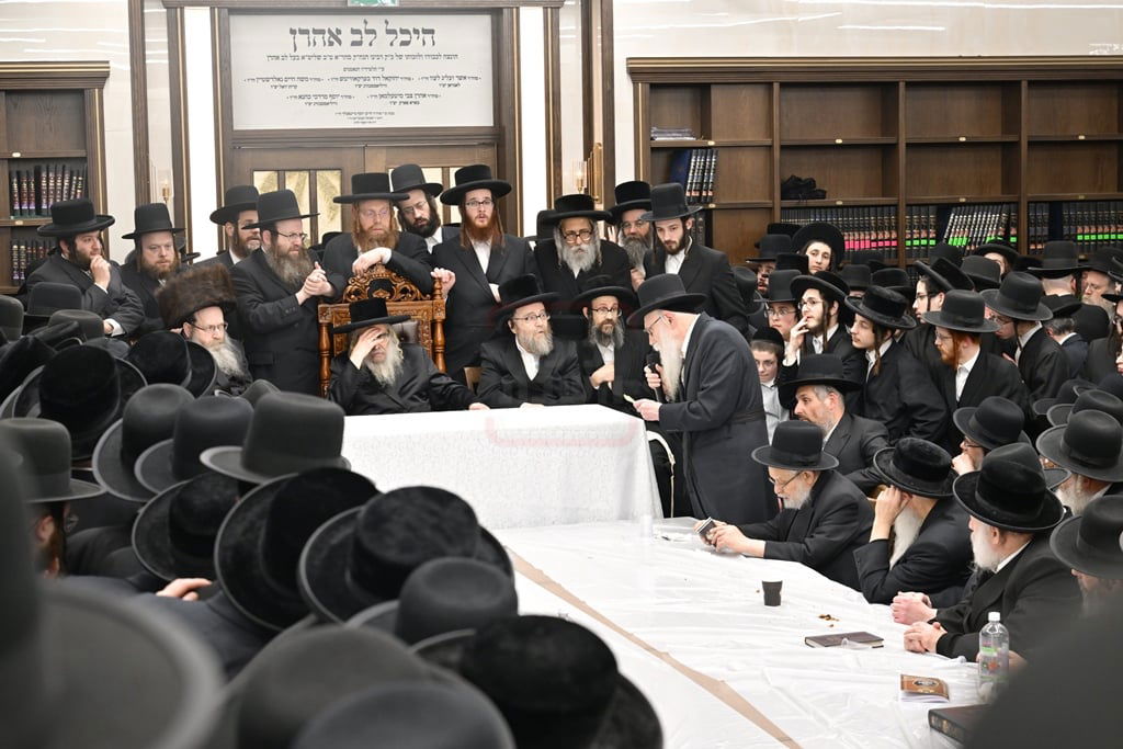 האדמו"ר מסאטמר בביקור הוד במאנשטעסער