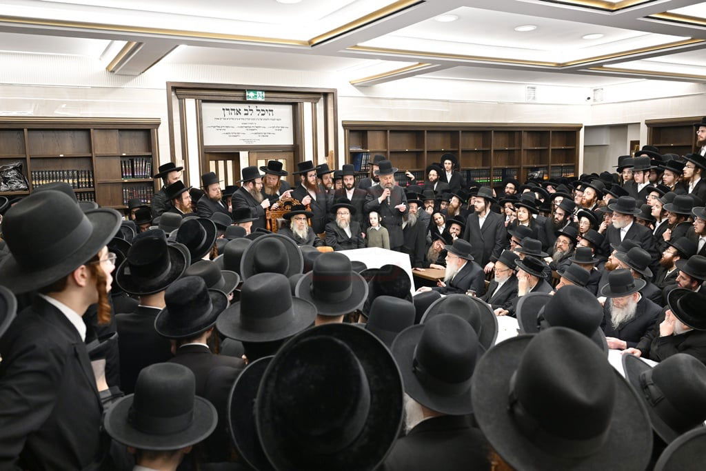 האדמו"ר מסאטמר בביקור הוד במאנשטעסער