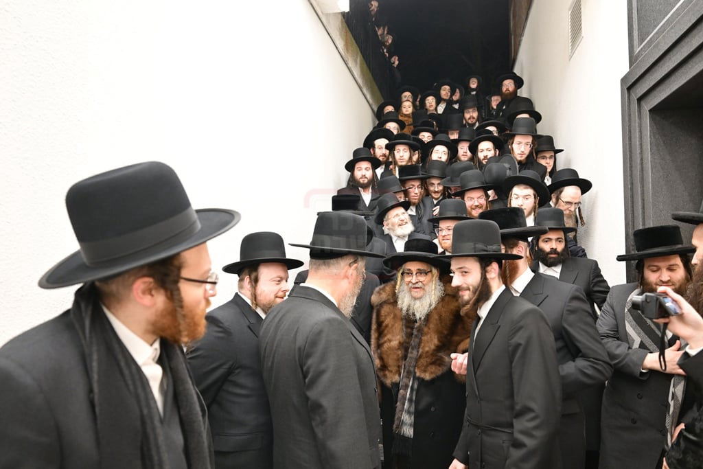 האדמו"ר מסאטמר בביקור הוד במאנשטעסער