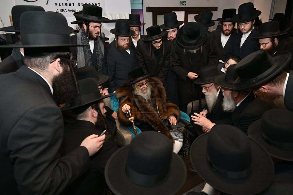 האדמו"ר מסאטמר בביקור הוד במאנשטעסער